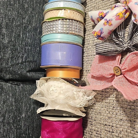 Colorful Ribbon and Bow Set - Picture 3 of 6